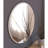 Modern Round Wall Mirror, 23.6 inches Diameter, 100% MDF, 0.9 inches Thick | Ecological Flotal-E Glass, Elegant White Finish | Perfect for Home Décor, Living Room, Bedroom & Entryway, Stylish Geometric Design-484812260