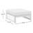 Pawni Teak Outdoor Ottoman with Custom Cover