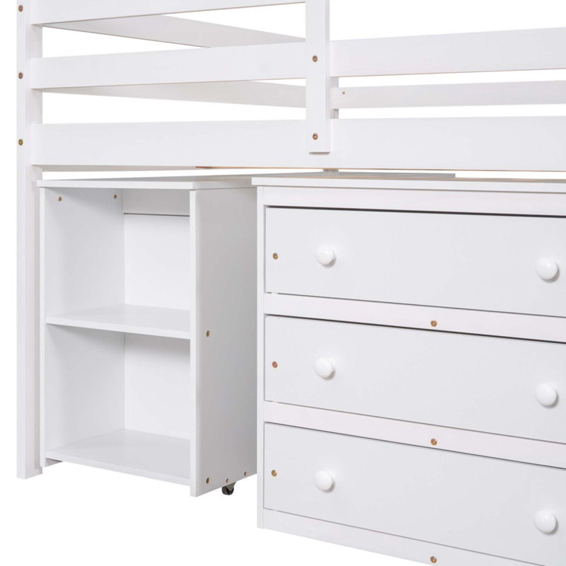 Low Study Full Loft Bed