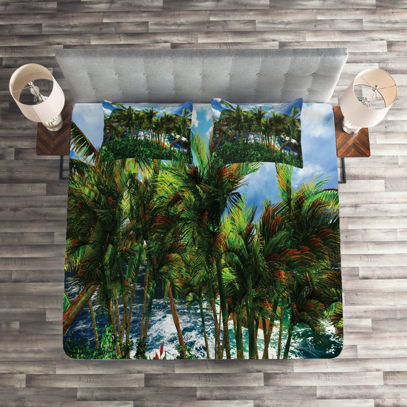 Bunny Coastal Polyester Coverlet