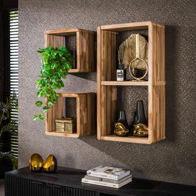 Holdingford Solid Wood Floating Shelf