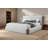 Premium White Fabric Bed-560957346
