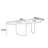 Modern Ergonomic Curved Solid Wood Computer Desk-740485483
