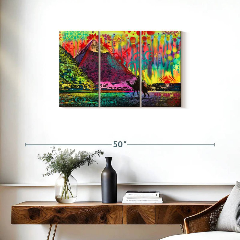 Adella Sunset At Cheops, 20" H x 33" W