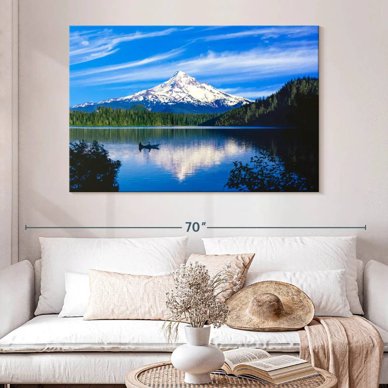 Alvord faisant du kayak à Mount Hood, H 34 po x l 51 po