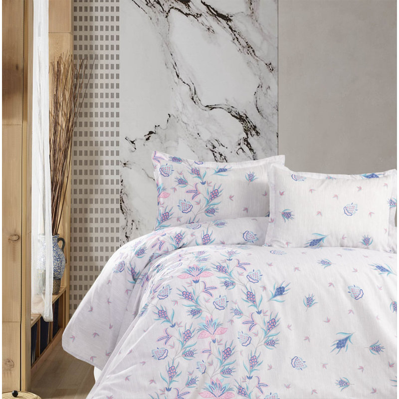 Ensemble de housse de couette standard en coton de trois articles, Housse de couette pour très grand lit et 2 très 