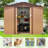 8 ft. W x 8 ft. D Metal Storage Tool Shed Outdoor Storage Shed With Sliding Doors and Vents-100042220-100042215