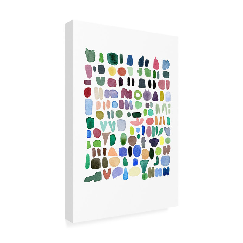 «Louise Van Terheijden Beach Combing 2», art sur toile, H 24 po x l 16 po x P 2 po