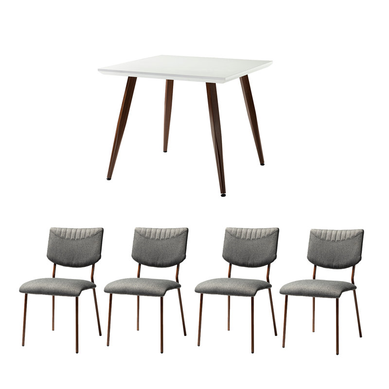 Ensemble repas pour 4 personnes Ogata, gris