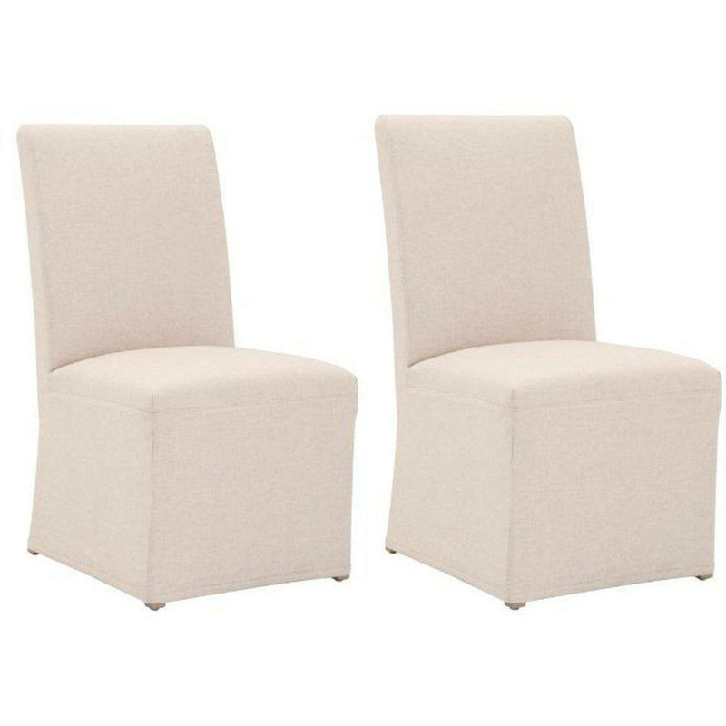 Levi 19.5'' H Upholstered Side Chair, Beige