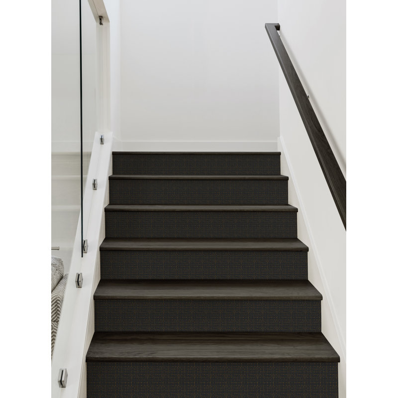 Montant d'escalier en toile de jute, H 7 po x l 48 po, Onyx