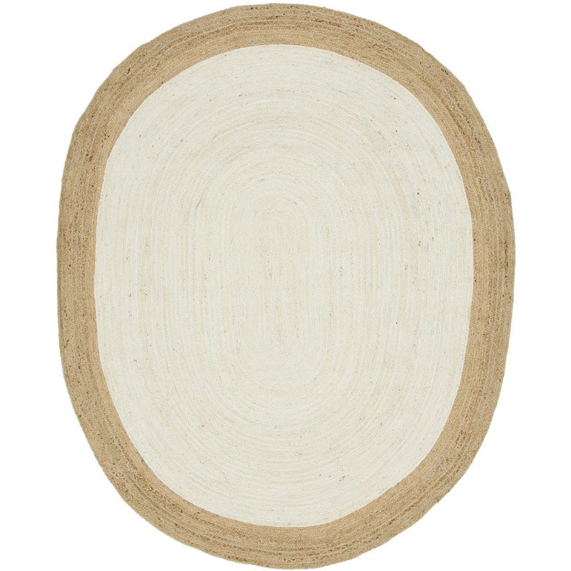 Ayako Jute/Sisal Indoor Rug, Oval 8' x 10'