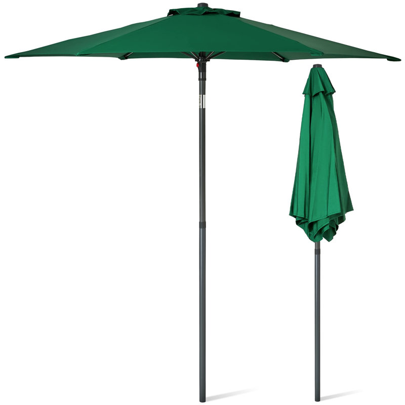 196cm Beach Parasol, Green