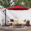 Auvent de remplacement pour porte-parapluies 11 pi | Style suspendu à 8 nervures en rouge Jockey-965836975