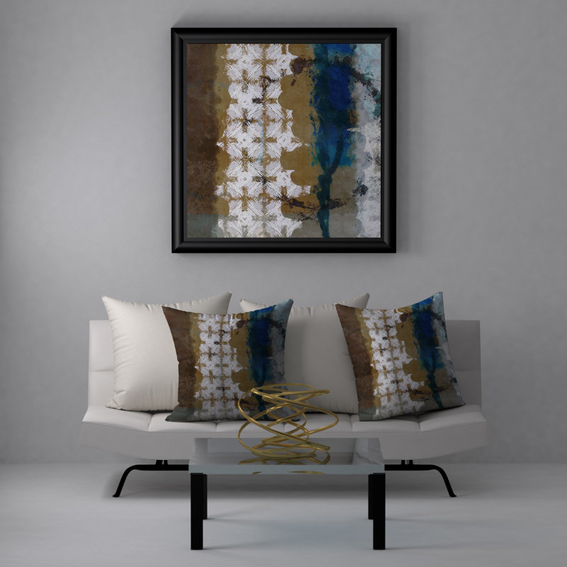 Grande housse de coussin carrée/insert, 18 po x 18 po