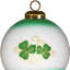 Ornement en forme de boule de verre Love