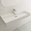 Lavabo de salle de bain rectangulaire double en argile réfractaire 18,3 po BOCCHI Milano-168729504-168729505