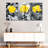 " Yellow Garden Roses Pop Set Multi Piece Canvas Print " 3 - Pieces-93058498