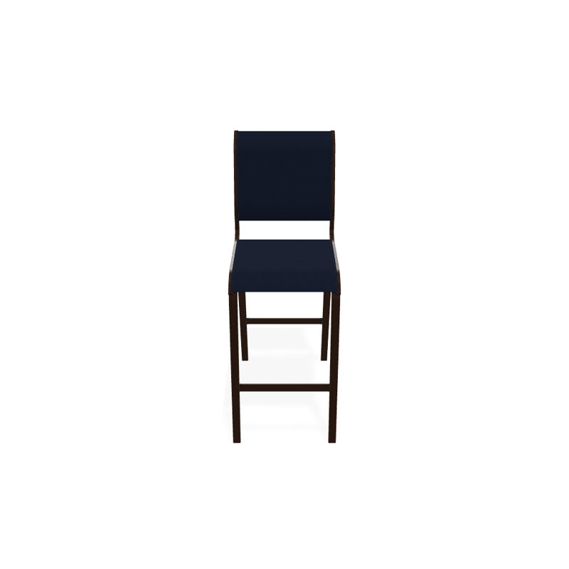 Tabouret de bar 29,5 po Holna, Bleu marine 13D Sunbrella®, Kona texturé