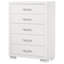 Commode de chambre 5 tiroirs Polk
