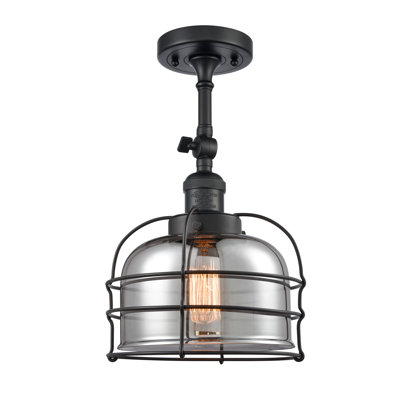 Plafonnier simple semi-encastré 8 lumières Handley