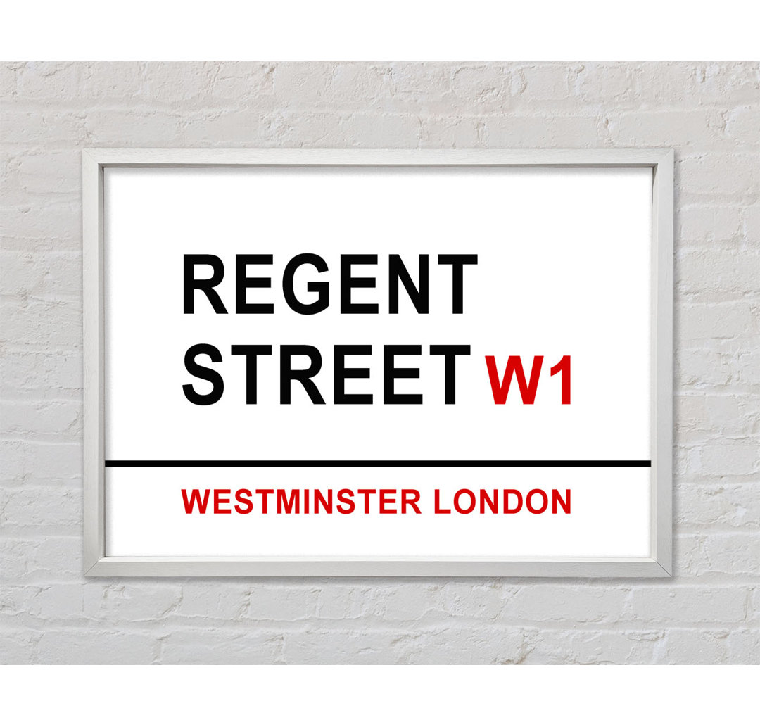 Regent Street Signs - Drucken