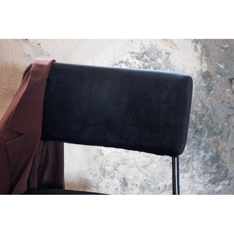 Eustachius 48.5cm H Velvet Upholstered Side Chair