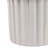 Stoneware Planter Set With Sculpted Rim And Vertical Ridged Texture, Decorative Fluted Detailing And Glossed Ceramic Body For Display And Accent Decor, Set Of 2