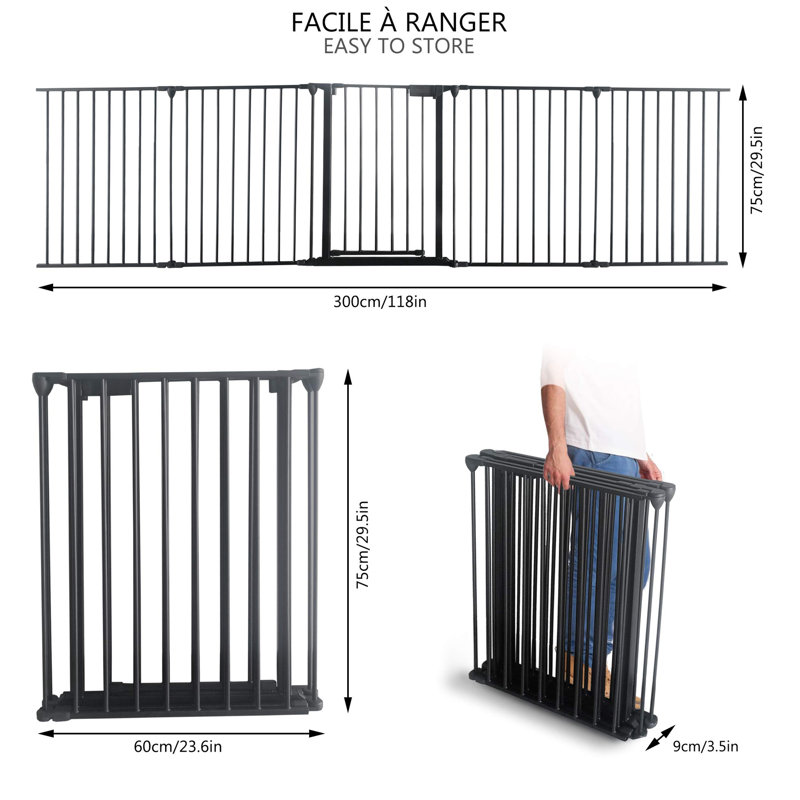 Suvada Metal Fireplace Screen