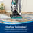 BISSELL CleanView® Rewind Upright Bagless Vacuum Cleaner | 3676 Black/Blue with Crevice Tool