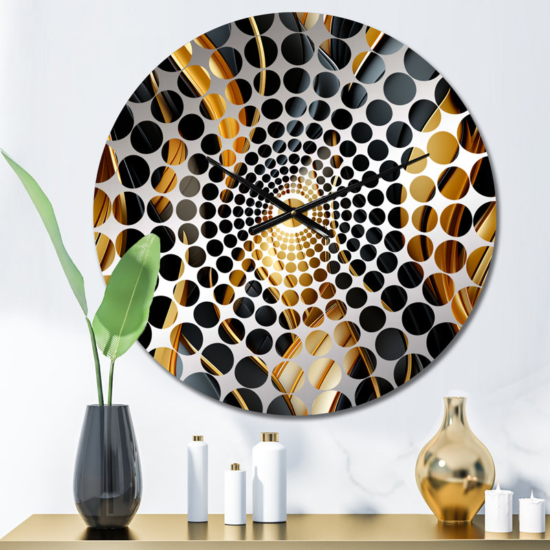 Horloge murale en marbre Opulent, Petit
