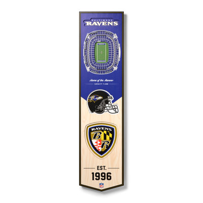 NFL 3D 8x32 Stadiumview Banner
