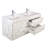 Azden 59.5" Wall-Mounted Double Bathroom Vanity Set-1363212746