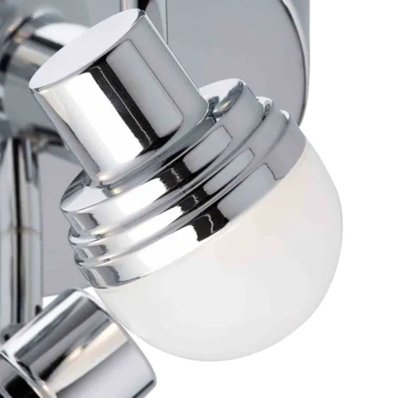 Milan Deco 3lt Led Plate Chrome