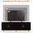 70" Fluted TV Stand - Modern TV Console With Adjustable Shelves & Storage Cabinet For Living Room & Bedroom, Fits 80" Tvs-1813265134