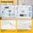 Extra Wide Display Cabinet With Acrylic Glass Doors,LED Lighting For Collectibles-510555345