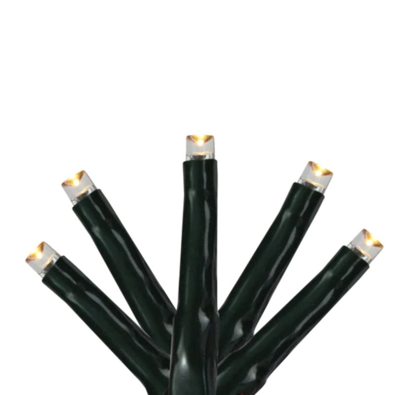 Guirlande de lumières DEL 1 po, Blanc chaud