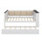 Wood Daybed With Storage Shelves, Upholstered Backrest,USB And Trundle-122526750