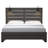 Brownbed With Lights-380043340
