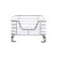 Organisateur de rangement élastiqué coulissant / coulissant en acier chromé élisandra Glidez pour utilisation sous l'armoire - Conception à 1 niveau - Convient à une armoire ou une tablette de taille standard-1094292326-1119066392-1119086456