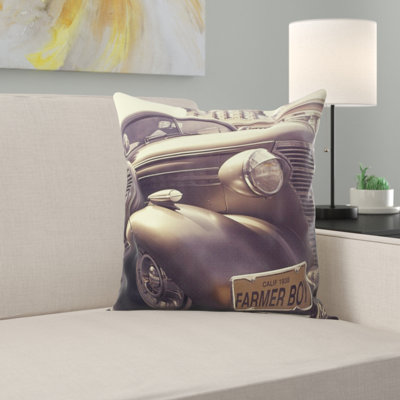 Coussin de voiture rétro