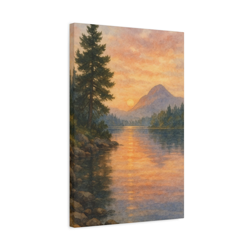 Aaroon Single Picture Frame Print on Canvas, 60.96 cm H x 40.64 cm W