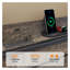 Base de lit grand avec tête de lit à DEL, 12 tiroirs et station de charge - Base de lit plateforme en métal-1003405866