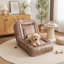 Lit rembourré pour chien pour adultes et animaux de compagnie, avec 5 positions réglables et coussin de massage, canapé de sol avec 2 coussins moelleux-1913755094