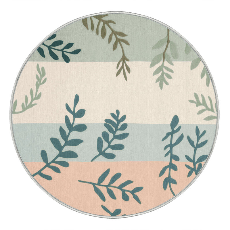 Sunset Orchard Rug, Round 4'