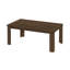 Ensemble de table basse et de table de bout 3 pièces Beck, rectangulaire et carrée, finition noire-102414373-102414367