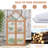 27 In. W X 16 In. D X 52 In. H Garden Cold Frame Greenhouse