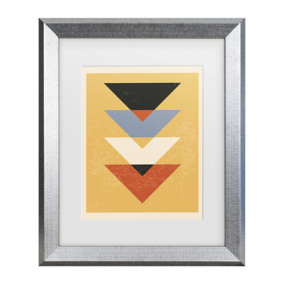 Jay Stanley  Minimal Abstract Shapes Series 8 Matted Framed Art