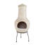 Hourglass Clay Wood Burning Smokeless Chimnea