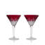 Waterford Lismore Red 7floz Martini